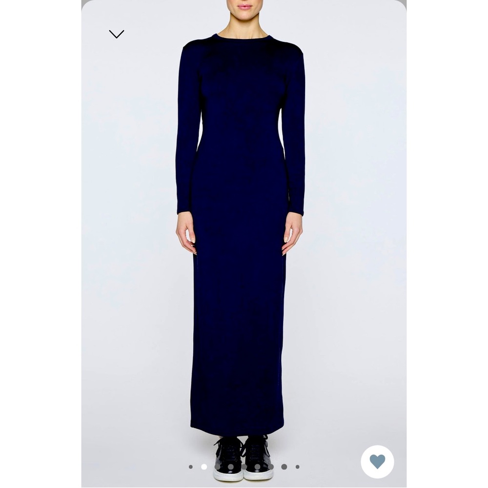 Dark Navy Blue BLEUSALT Maxi Dress in Size 16